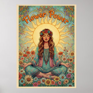 Flower Power V06 Poster