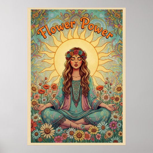 Flower Power V06 Poster (Vorne)