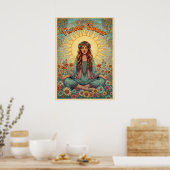 Flower Power V06 Poster (Küche)