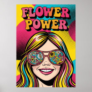 Flower Power V12 Poster