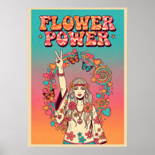 Flower Power V13 Poster