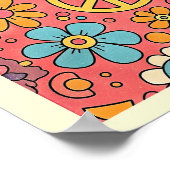 Flower Power V14 Poster (Ecke)