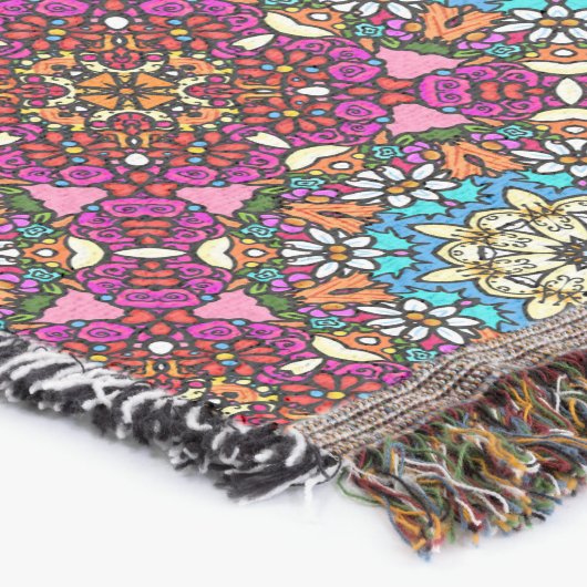 Flower Power V Garden Groovy Decke (Ecke)