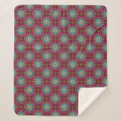 Flower Power V Garten Groovy Sherpadecke (Vorderseite)