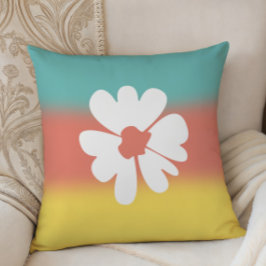 Flower Power Vibrant Dorm Room Decor, Kissen