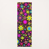Flower Power Yogamatte (Vorderseite)