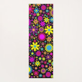 Flower Power Yogamatte (Rückseite)