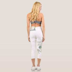 flower pwr collec capri leggings