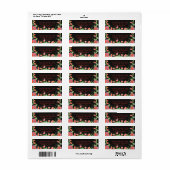 Flower Return Labels für Hochzeitseinladungen (Vorne)