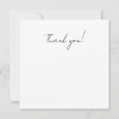 Flower Ring Dankeskarte (Rückseite)