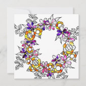 Flower Ring Dankeskarte (Vorderseite)