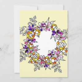 Flower Ring Dankeskarte