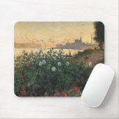 Flower Riverbank, Argenteuil - Claude Monet - c1 Mousepad (Mit Mouse)