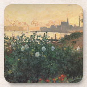 Flower Riverbank, Argenteuil - Claude Monet Getränkeuntersetzer