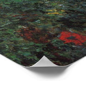 Flower Riverbank, Argenteuil - Claude Monet Poster (Ecke)