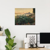 Flower Riverbank, Argenteuil - Claude Monet Poster (Heimbüro)