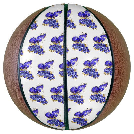 Flower Sapphire Butterfly Basketball (Vertikal)