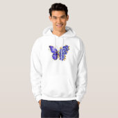 Flower Sapphire Butterfly Hoodie (Vorne ganz)