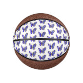 Flower Sapphire Butterfly Mini Basketball (Vorderseite)