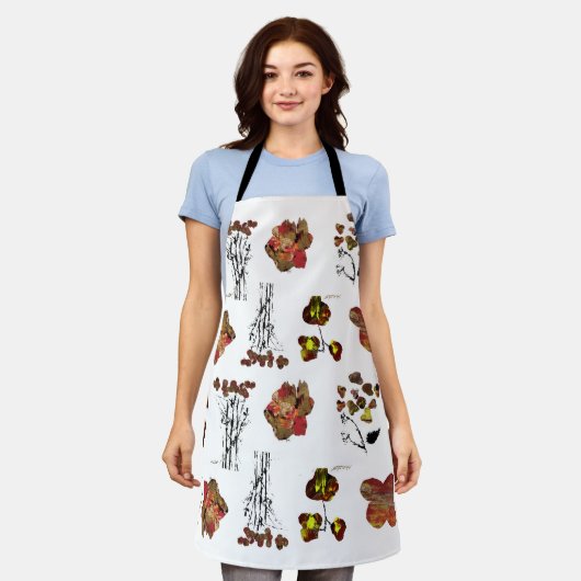 Flower Schürze (Getragen)