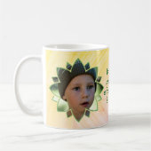 Flower Shape Replaceable Photo Colorful Background Kaffeetasse (Links)