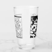 Flower sketched glasses glas (Rechts)