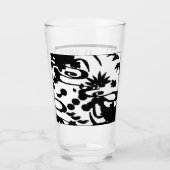 Flower sketched glasses glas (Vorderseite)
