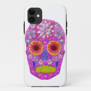 Flower Skull 2 iPhone 11 Hülle