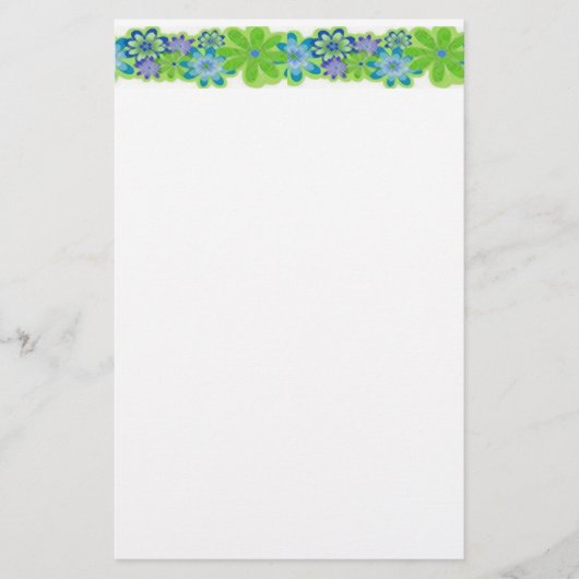 Flower Stationery Briefpapier (Vorderseite)