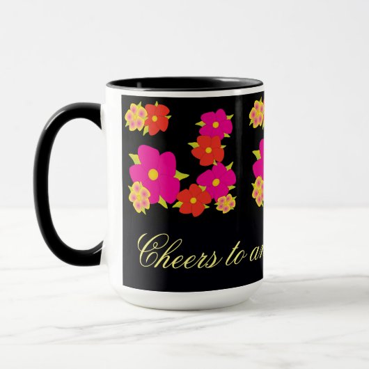 Flower Tasse jubelt bis zu einem Phantastischen Ta (Links)