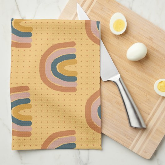 Flower Tattoos Geschirrtuch (Viertel Falte)