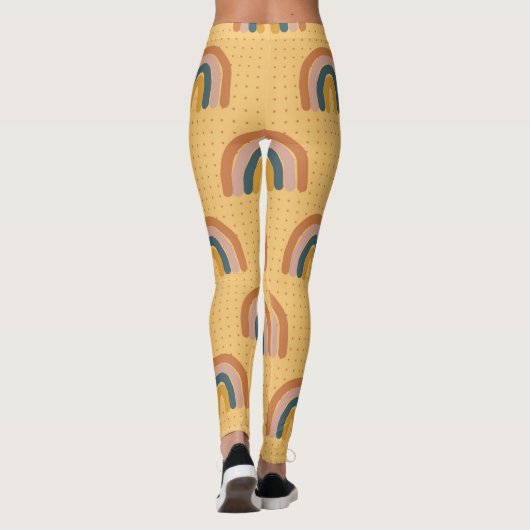 Flower Tattoos Leggings (Rückseite)