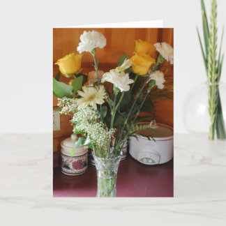 flower thank you card dankeskarte