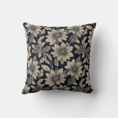 Flower Throw Pillow Kissen (Rückseite)