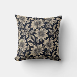 Flower Throw Pillow Kissen
