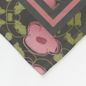 Flower Travel Blanket Fleecedecke (Ecke)