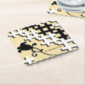 Flower Trellis Coaster Untersetzer (angewinkelt)