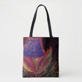 Flower Wearing a Hat Medium Tote Bag Tasche