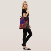 Flower Wearing a Hat Medium Tote Bag Tasche (Am Model)