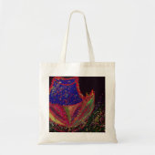 Flower Wearing a Hat Tote Bag Tragetasche (Vorne)