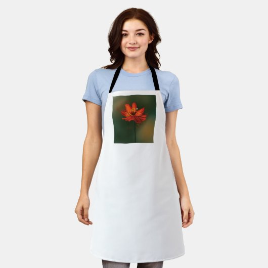 Flower with bee schürze (Getragen)