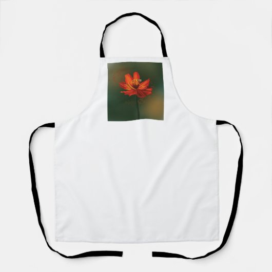 Flower with bee schürze (Vorderseite)