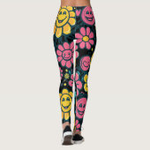 flower yoga gym Leggings (Rückseite)