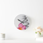 Flower Zen Runde Wanduhr (Zuhause)
