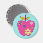 FlowerApple Magnet (Vorderseite/Rückseite)
