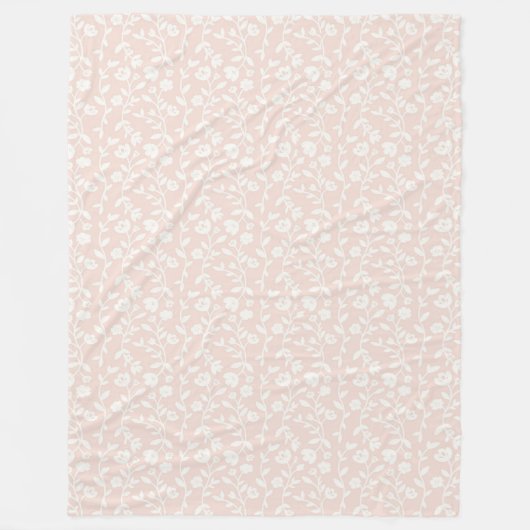 flowered bedding. fleecedecke (Vorderseite)