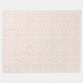 flowered bedding. fleecedecke (Vorderseite (Horizontal))