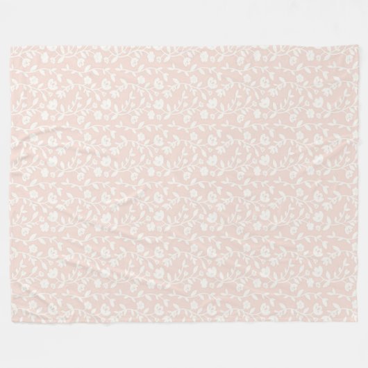 flowered bedding. fleecedecke (Vorderseite (Horizontal))