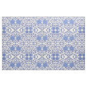 Flowered blue and white fabric stoff (Fat Quarter (45,7 x 55,9 cm))