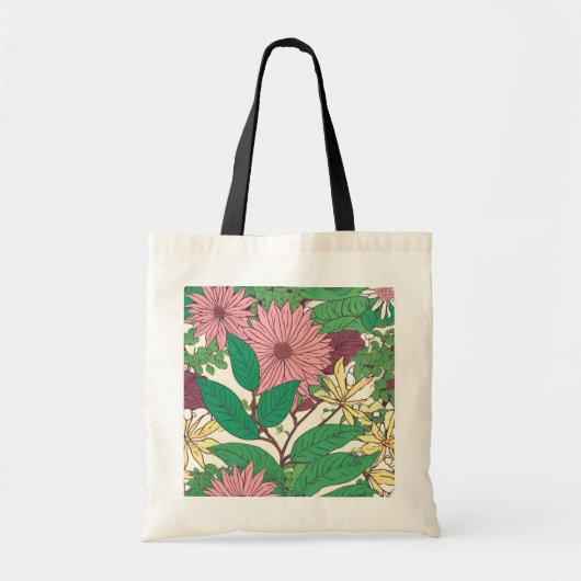 flowered cloth bag tragetasche (Vorne)